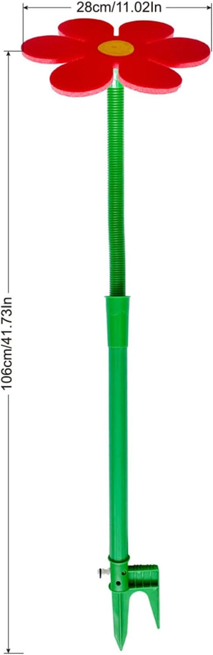 Crazy Dancing Daisy Sprinkler,Garden Sprinkler Stake with Adapter,360 Rotatable Flower Sprinklers,Lawn Watering Sprinklers Sprayer, Irrigation Tool for Yard Watering Kids Playing (A)