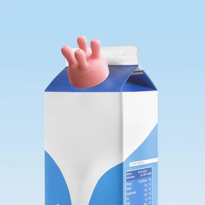 Funny Pouring Milk Bottle Cap Milk Carton Cap Milk Diverter Pour Spout Covers for Milk Bottles Pour Spout Covers for Friends