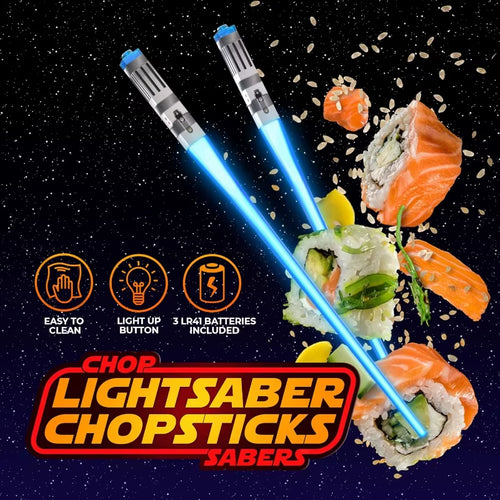 Lightsaber Chopsticks Light up Chopsticks Light up Mini Lightsaber Fun Chop Cool Chopsticks Light Saber Chopsticks