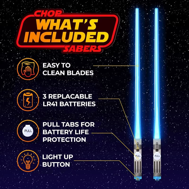 Lightsaber Chopsticks Light up Chopsticks Light up Mini Lightsaber Fun Chop Cool Chopsticks Light Saber Chopsticks